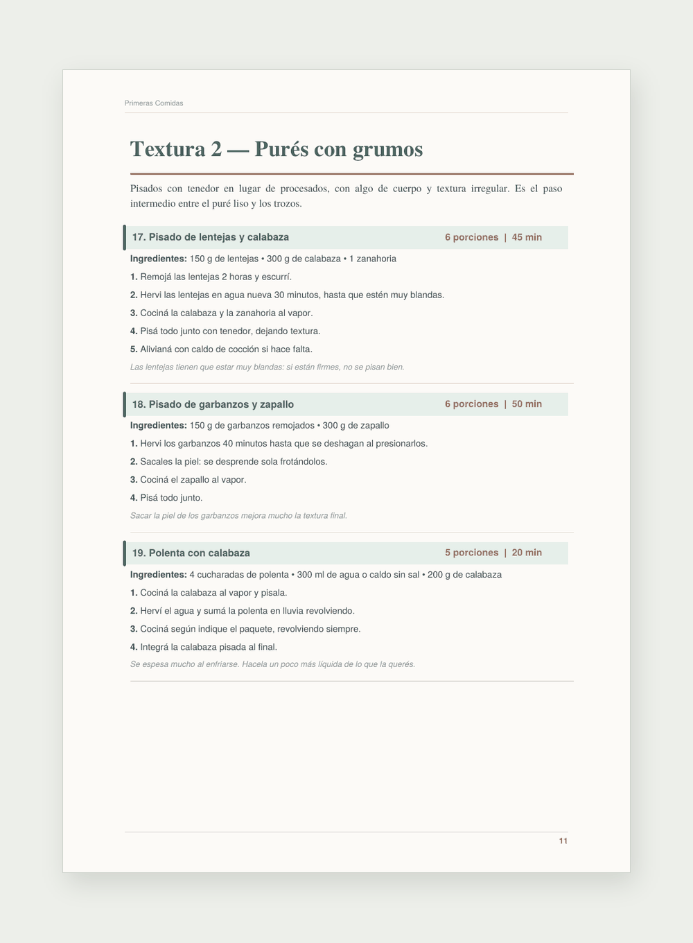 Primeras Comidas