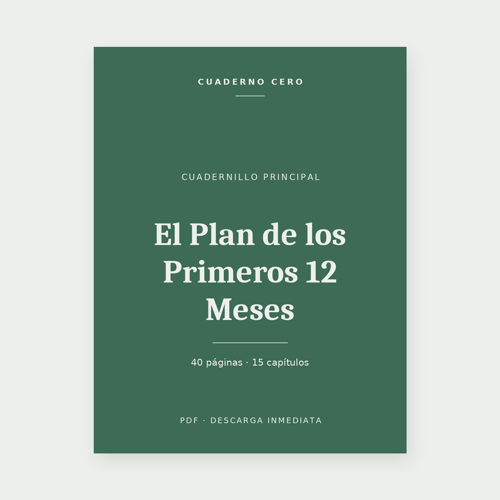 El Plan de los Primeros 12 Meses